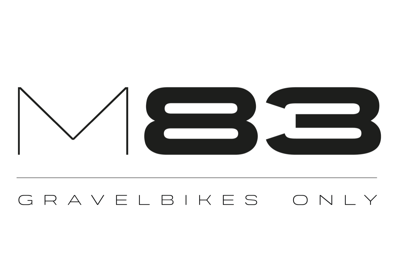M83 Gravel Logo PI ROPE textile Speichen